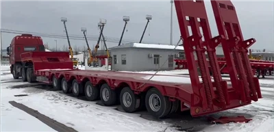 40ft diperkembangkan separuh trailer (3 gandar)